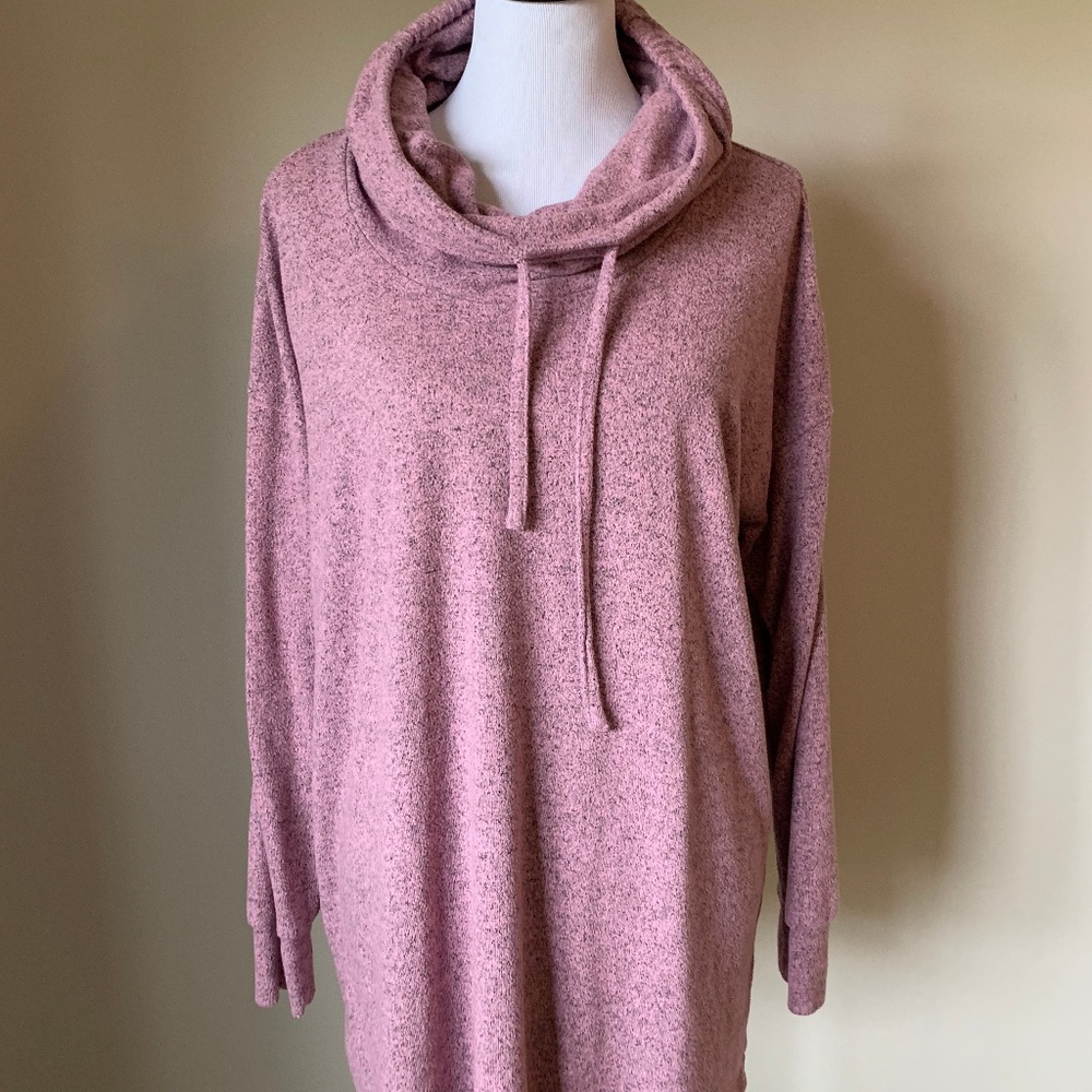 Motherhood Maternity Cowl-neck tunic sweater